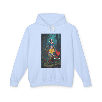 Cyber Snow White Hoodie | Futuristic Princess Hoodie | Anime Sci-Fi Pullover