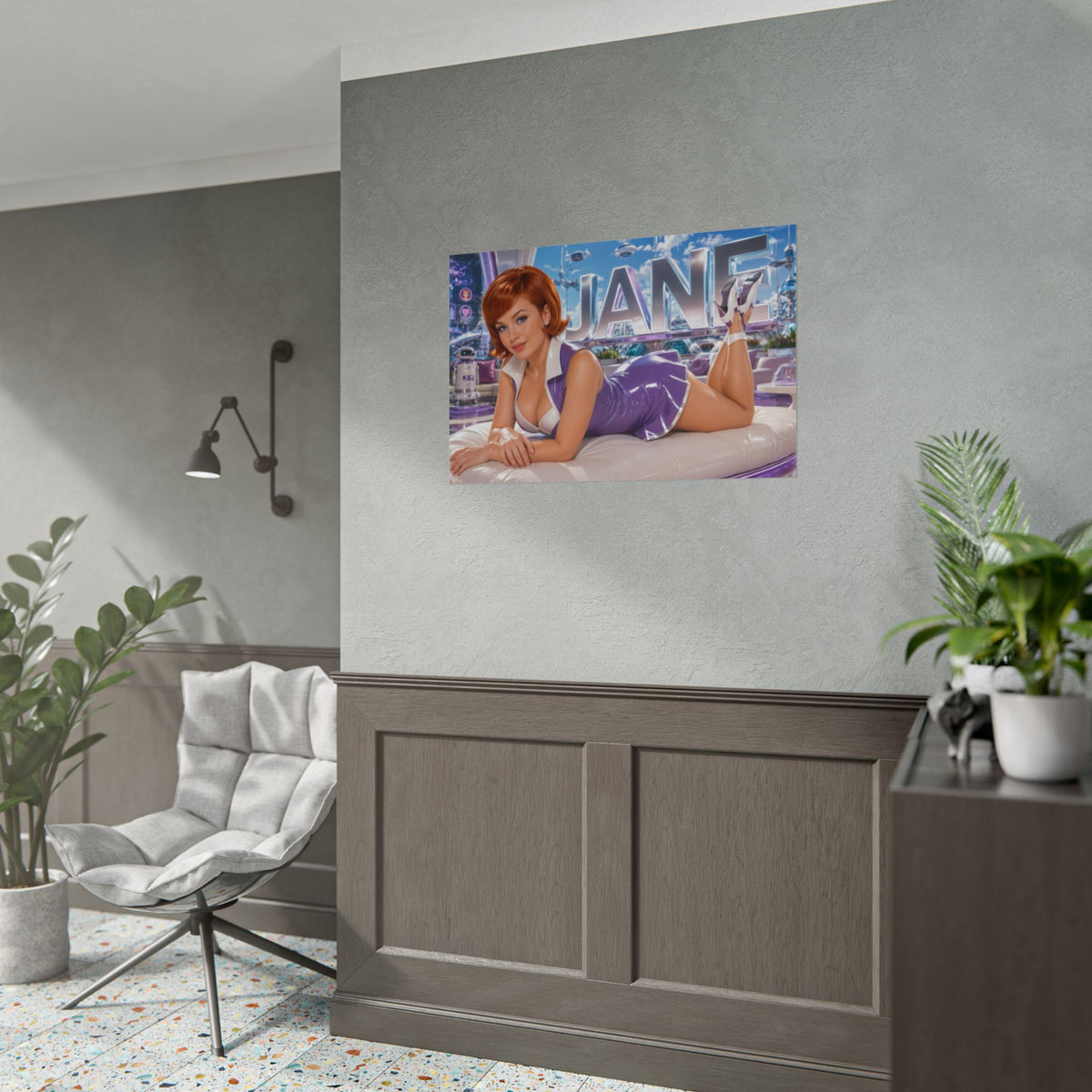 Retro Wall Art Jane Jetson The Jetsons Poster Character Room Decor Art Print