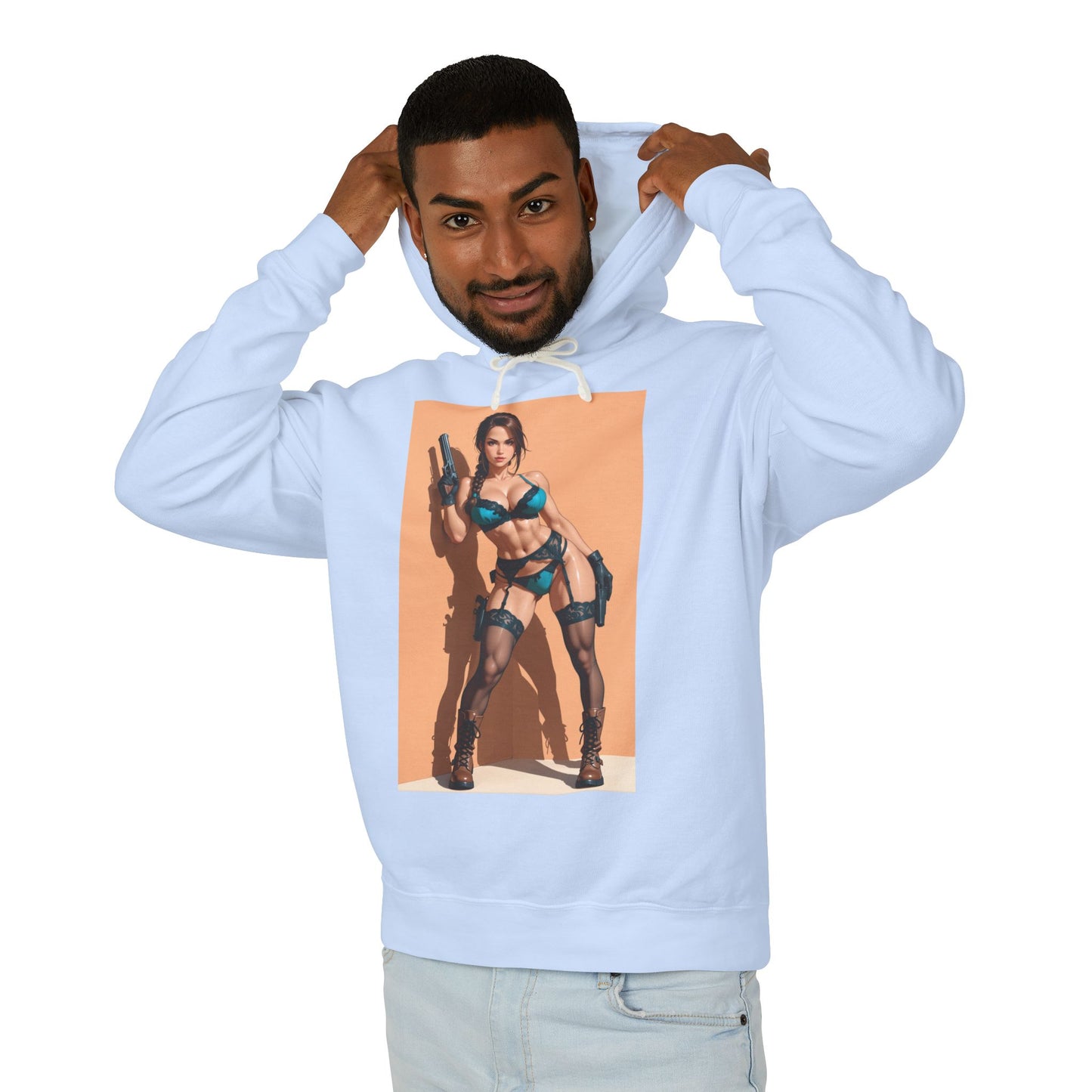 Худі з Ларою Крофт | Худі з Толстовкою Розкрадачки гробниць | Пуловер для героїнь пригод