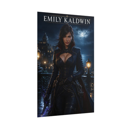 Emily Kaldwin Poster, Dishonored Wall Art, Gaming Print, Fantasy Decor