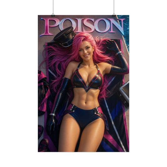 Gaming Wall Art Poison Street Fighter Poster Bedroom Game Room Decor Art Print