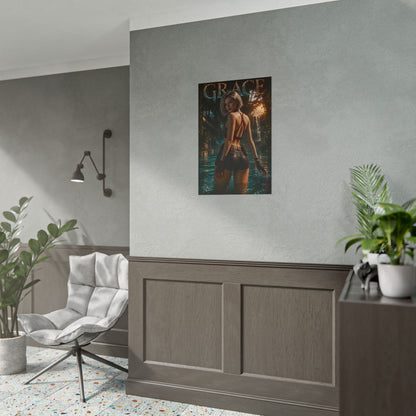 Game Room Decor Grace Wall Art Poster Collectible Character Print
