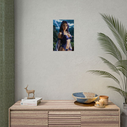 Настінний плакат Вайфу | Аніме-принт Райдена Сьогуна для декору або встановлення отаку