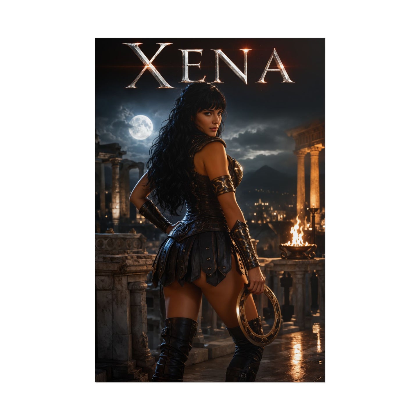 Warrior Princess Xena Fantasy Poster Collectible Wall Art Print