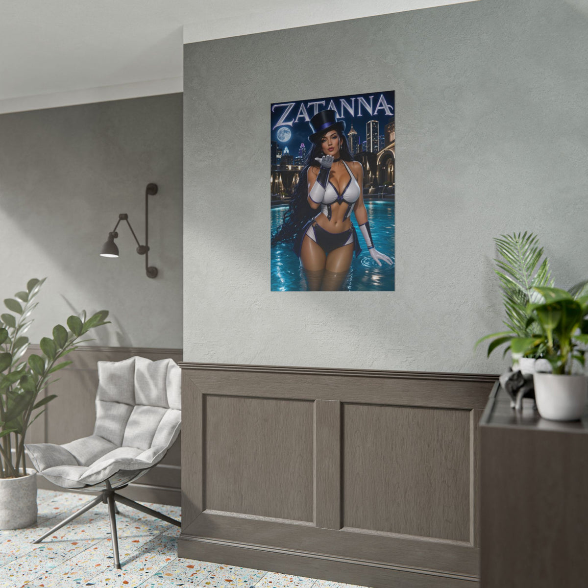 Zatanna Comic Poster Character Wall Art Collector Room Decor Art Print