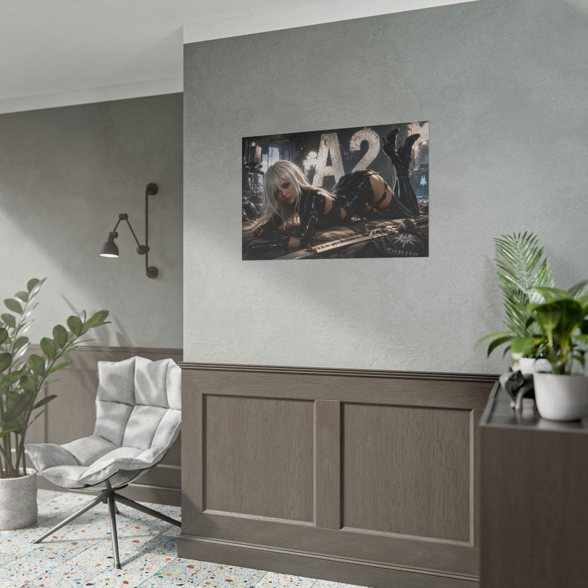 Game Room Decor A2 NieR Poster Gaming Wall Art Character Print Collectible Print