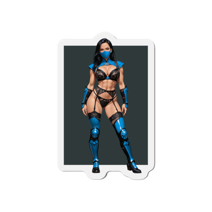 Магніт Kitana Mortal Kombat – магніт з аніме-дівчиною-воїном, декор для геймерів