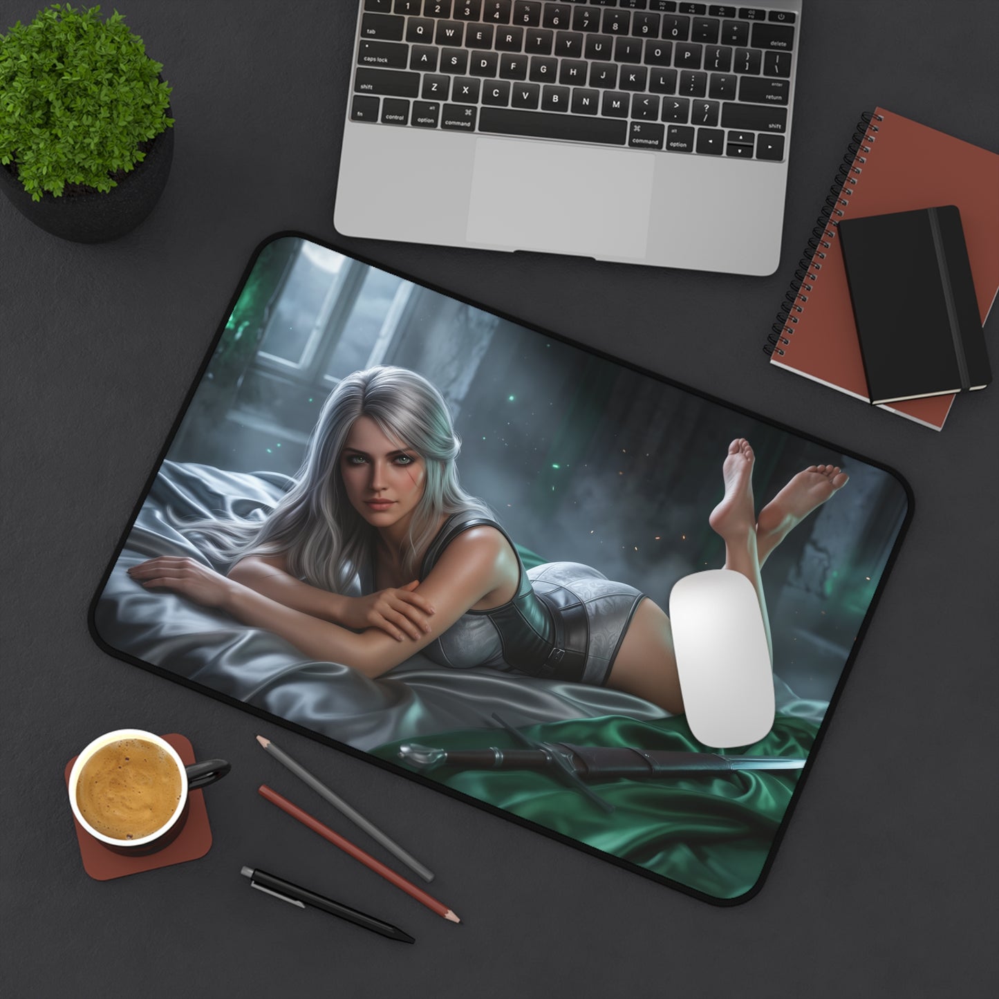 The Witcher Mouse Pad, Ciri Desk Mat, Gamer Gift XXL