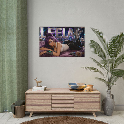 Turanga Leela Futurama Poster Cartoon Wall Art Room Decor Collectible Print