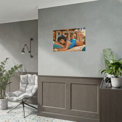 Betty Rubble The Flintstones Retro Poster Cartoon Wall Art Room Decor