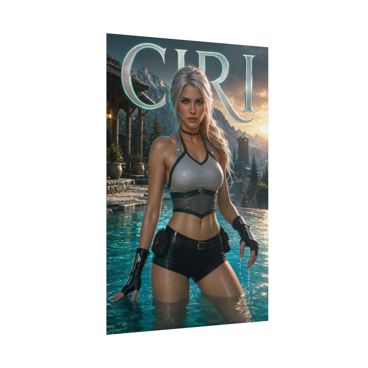 Fantasy Wall Art Ciri The Witcher Poster Room Decor Collector Gift Art Print