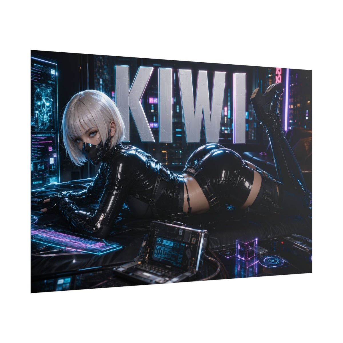 Anime Room Decor Kiwi Cyberpunk Edgerunners Poster Wall Art Character Print
