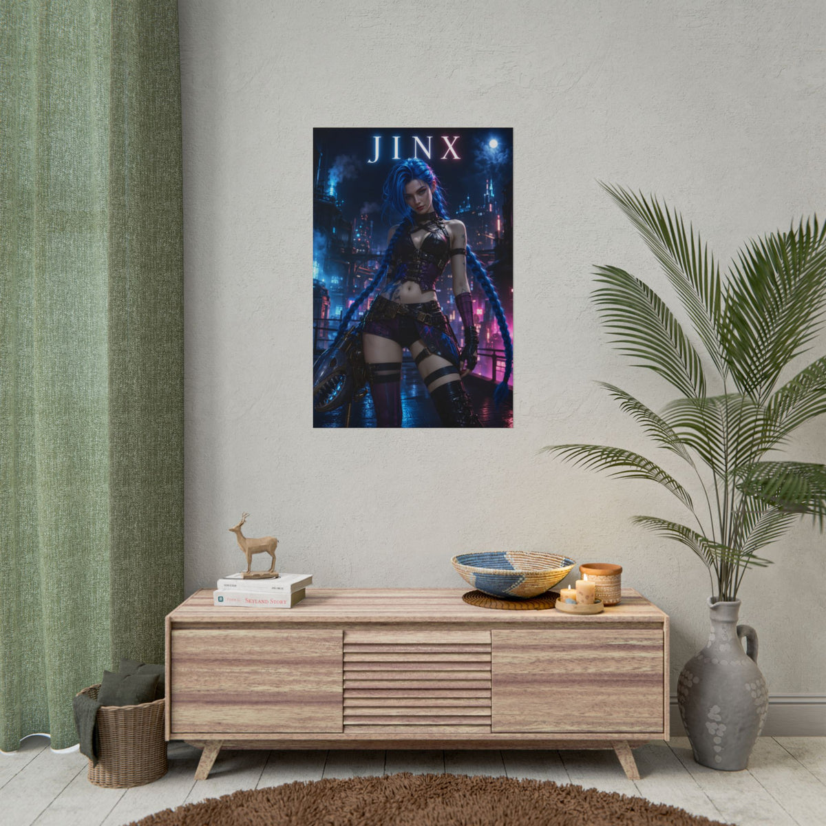 Copy of Arcane Jinx Poster League of Legends Wall Art Print Decor