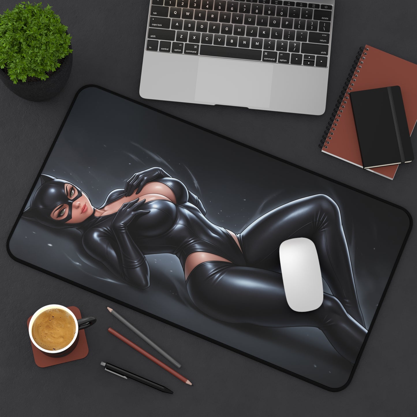DC Comics Mouse Pad, Catwoman Desk Mat, Large Desk Pad
