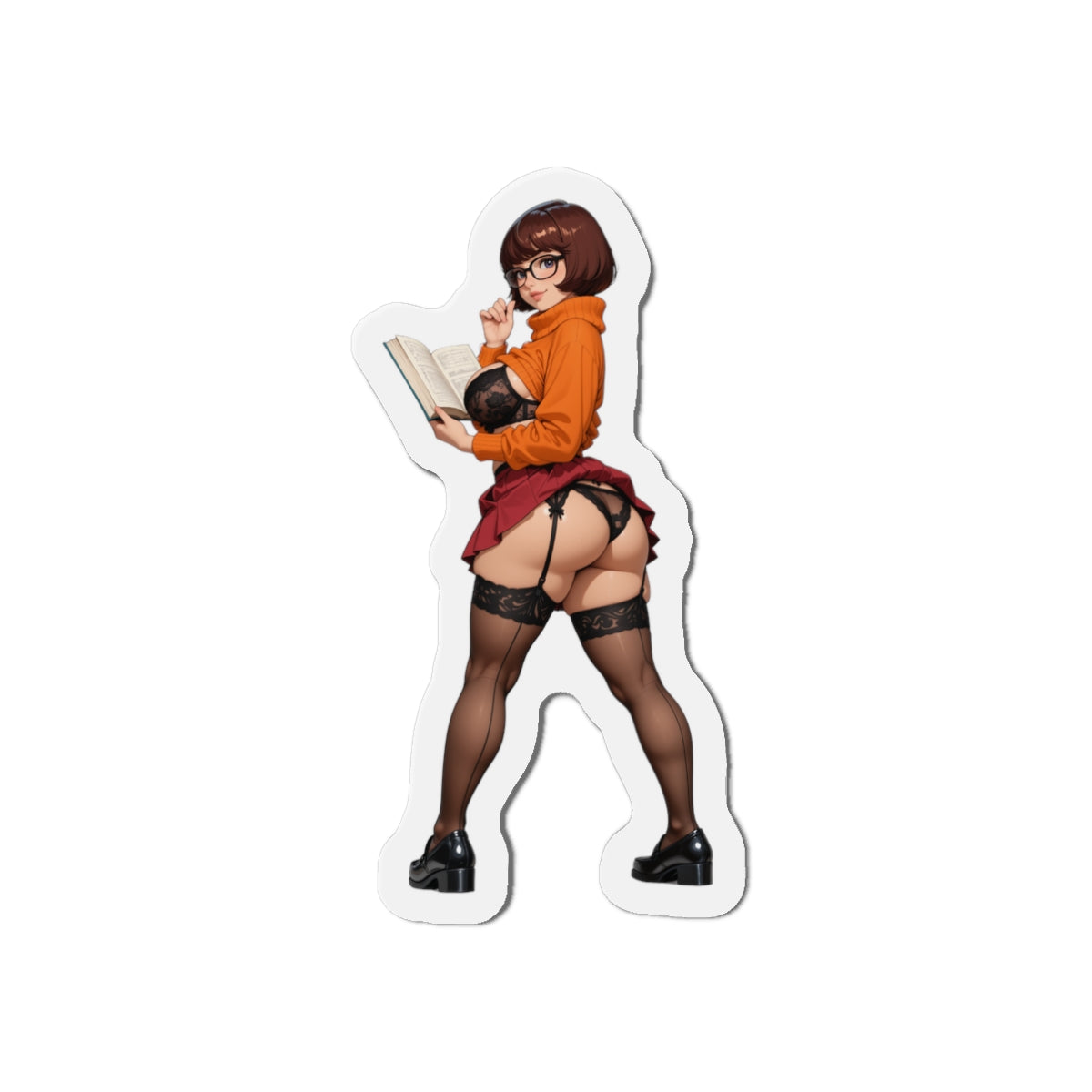 Velma Scooby-Doo Magnet – Magnet für nerdiges Anime-Mädchen, süße Kühlschrankdekoration