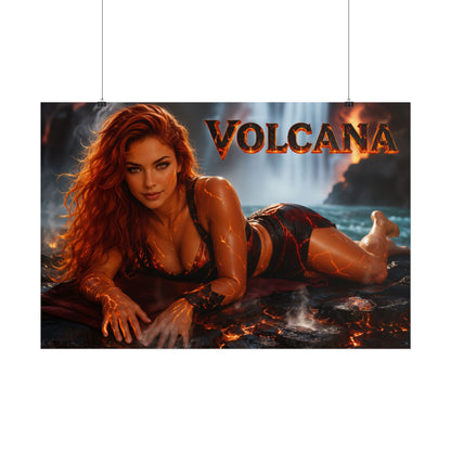 Volcana Wall Art Poster Comic Room Decor Collectible Character Print