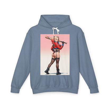 Harley Quinn Hoodie | Gothic Gotham Hoodie für DC-Fans | Waifu Villain Pullover