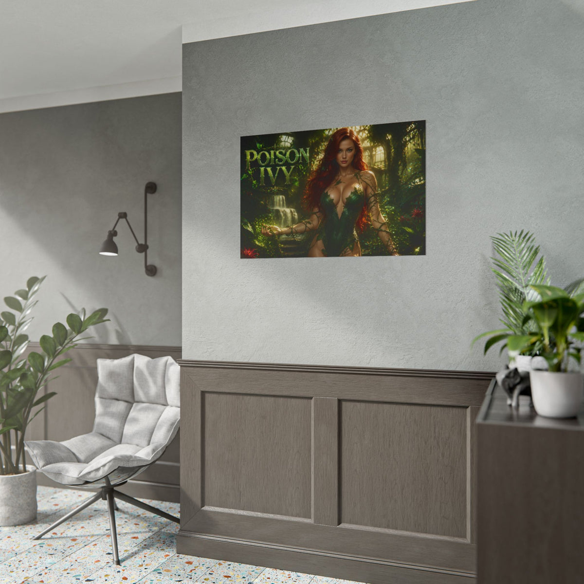 Poison Ivy Comic Poster Character Wall Art Collector Room Decor Art Print