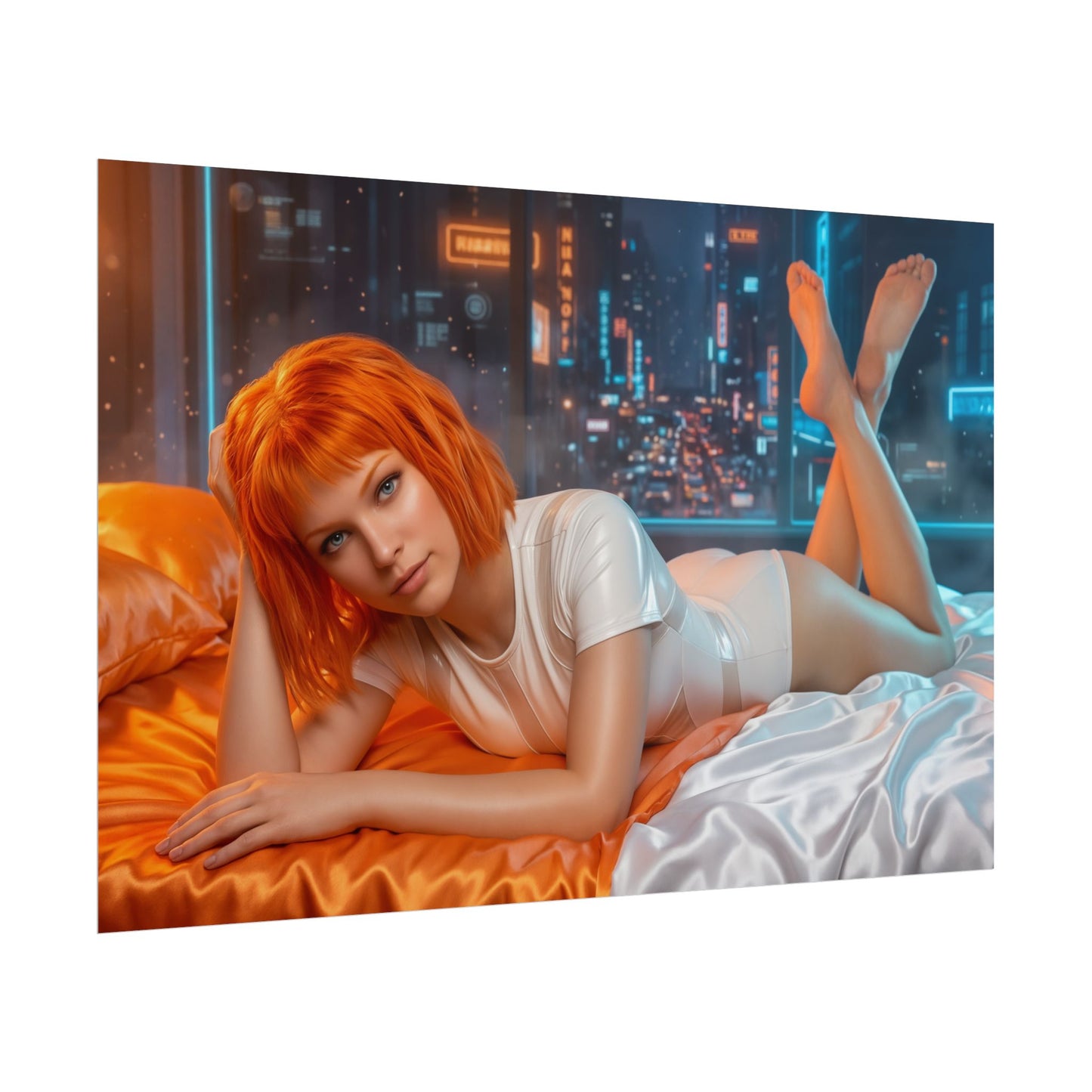 Leeloo Poster, Fifth Element Wall Art, Sci Fi Print Decor