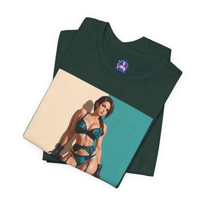 Lara Croft Shirt | Tomb Raider Anime-T-Shirt für Gamer &amp; Sammler | T-Shirt für starke Heldinnen