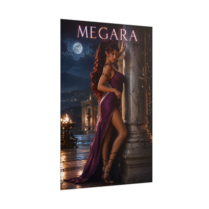Megara Hercules Disney Poster Greek Mythology Wall Art Print