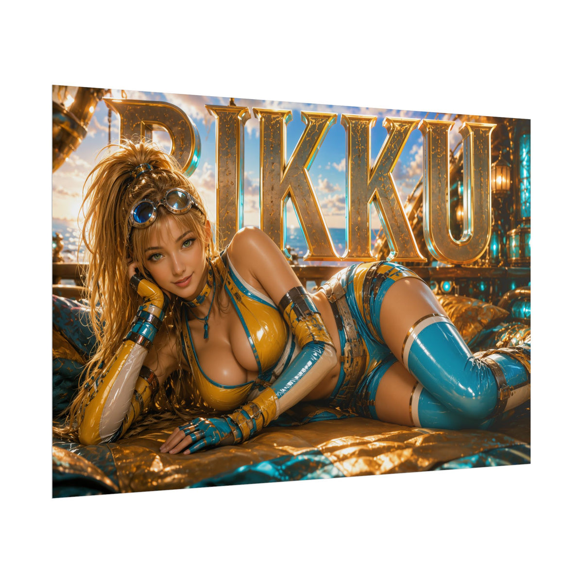 Rikku Character Poster Gamer Room Wall Art Collectible Decor Collectible Print
