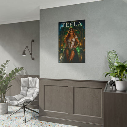 Masters of the Universe Teela Poster MOTU Wall Art Print Decor