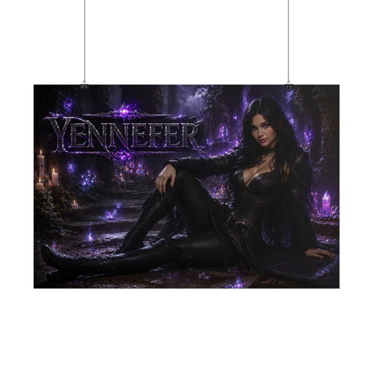 Fantasy Wall Art Yennefer The Witcher Poster Room Decor Collector Gift Art Print