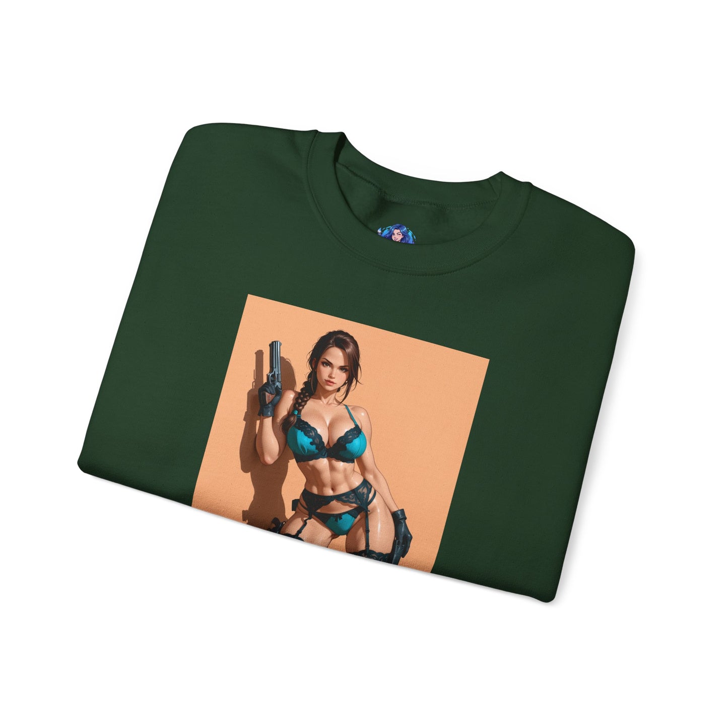 Толстовка з Ларою Крофт, футболка з круглим вирізом Tomb Raiders, одяг для фанатів пригодницьких ігор