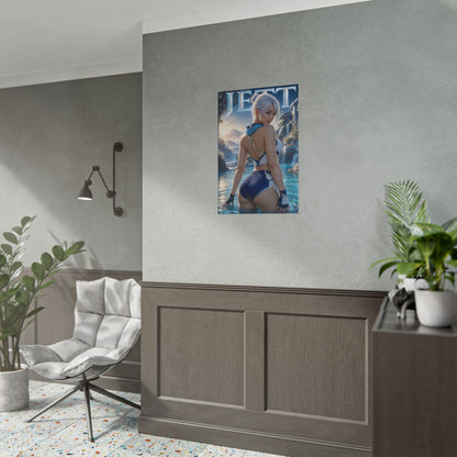 Gaming Wall Art Jett Valorant Poster Bedroom Game Room Decor Art Print