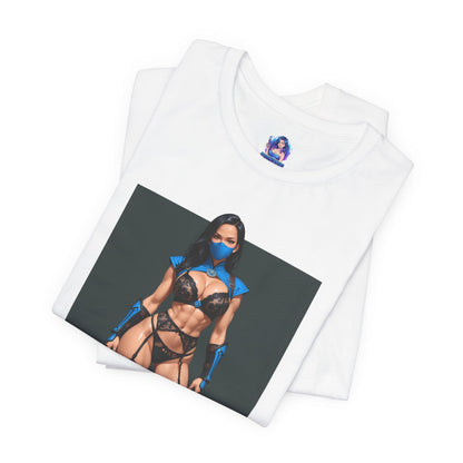 Kitana T-Shirt | Mortal Kombat Grafik-T-Shirt für Gamer &amp; Anime-Fans | Prinzessin Kriegerin Shirt