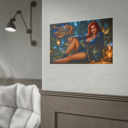 Triss Merigold The Witcher Wall Art Poster Fantasy Bedroom Decor Character Print