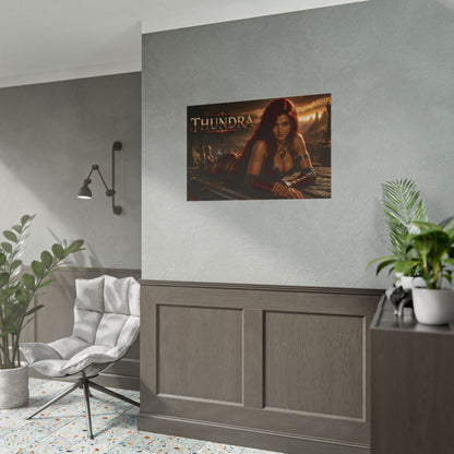 Comic Wall Art Thundra Poster Heroine Room Decor Collectible Character Print