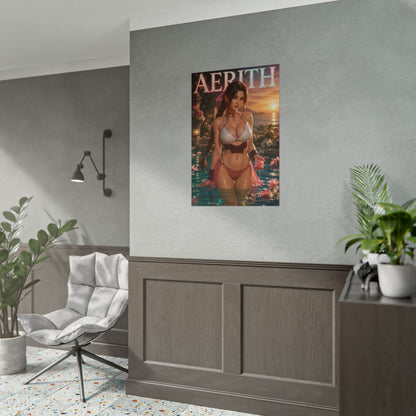 Fantasy Wall Art Aerith Gainsborough Poster Room Decor Collector Gift Art Print