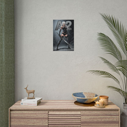 A2 Nier Automata Poster, Nier Automata Wall Art Print, Battle Android Girl Decor, Sci Fi Game Art, Gamer Gift