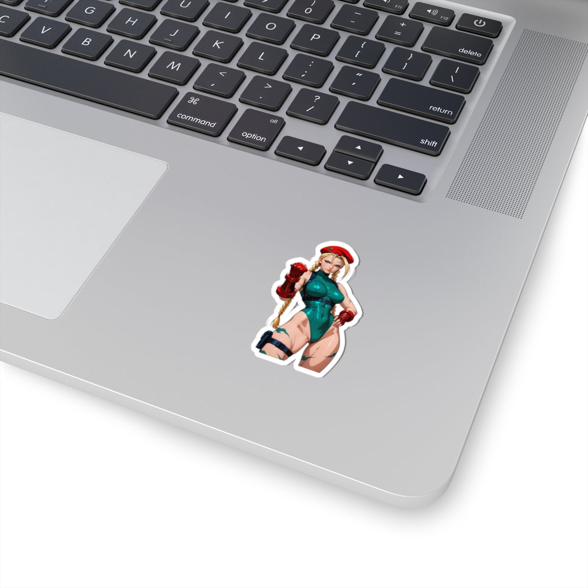 Cammy White Sticker – Street Fighter Vinyl Sticker for Laptops & Indoor Decor