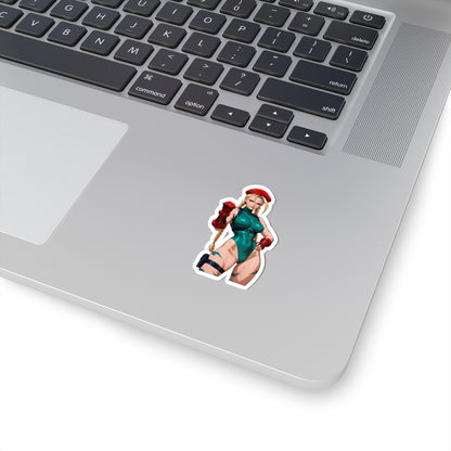 Cammy White Sticker – Street Fighter Vinyl Sticker for Laptops & Indoor Decor