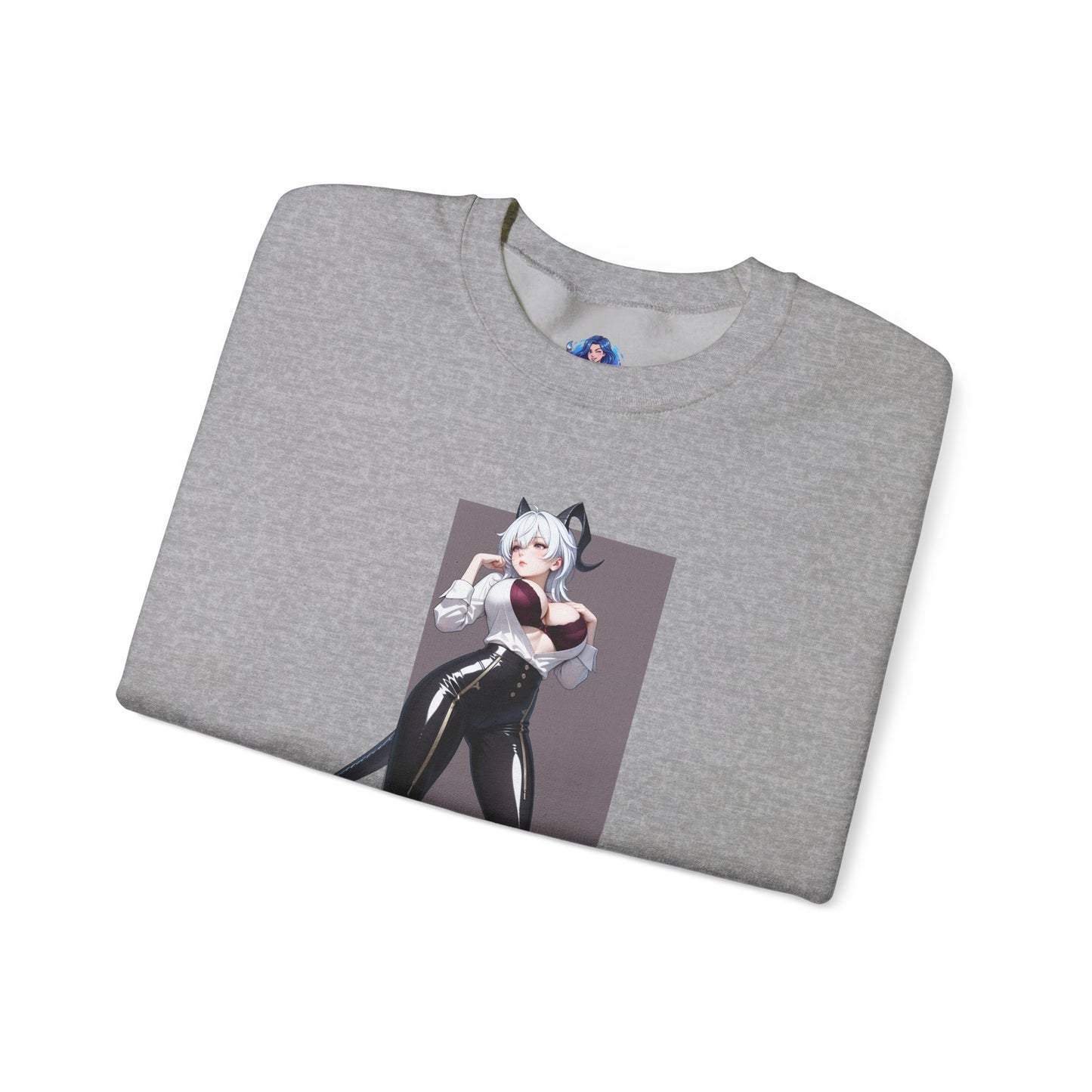 Zani Sweatshirt, Fantasy Heroine Crewneck, Stylish Anime-Inspired Streetwear for Fans
