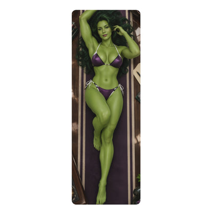 Printed She-Hulk Yoga Mat 24x72 Home Gym Fitness Exercise Mat