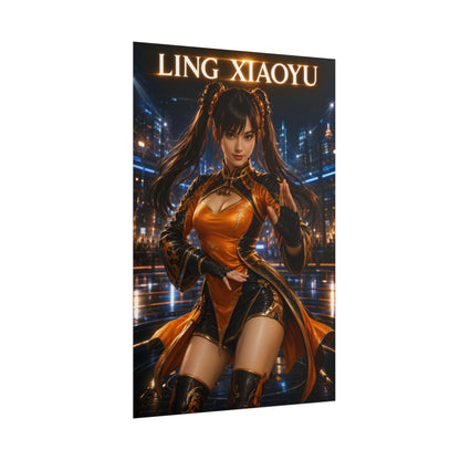 Ling Xiaoyu Tekken 8 Poster Gaming Wall Art Print Decor