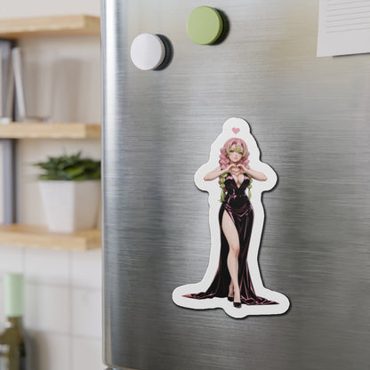 Mitsuri Kanroji Magnet – Demon Slayer Anime Girl Fridge Magnet, Cute Decor