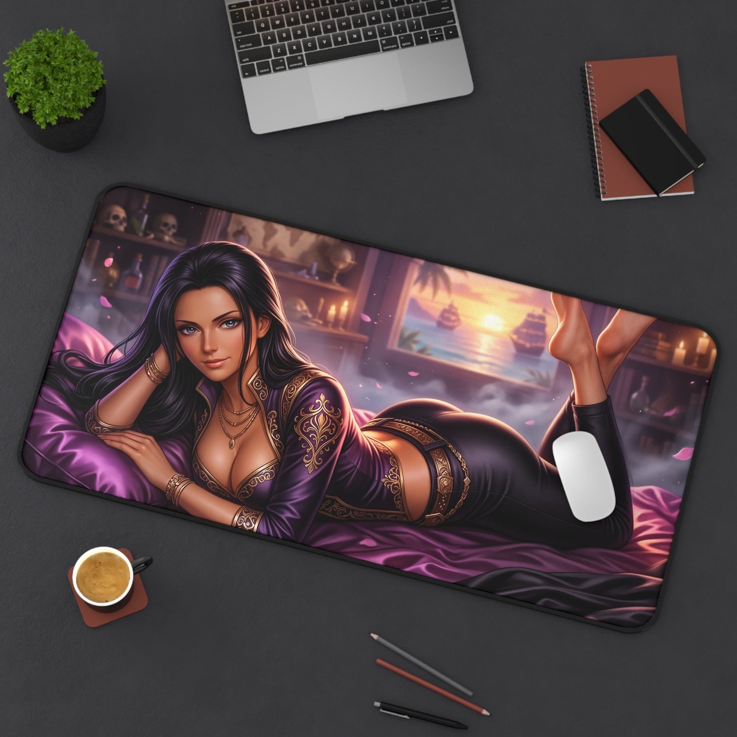 One Piece Mouse Pad, Nico Robin Desk Mat, Anime Decor