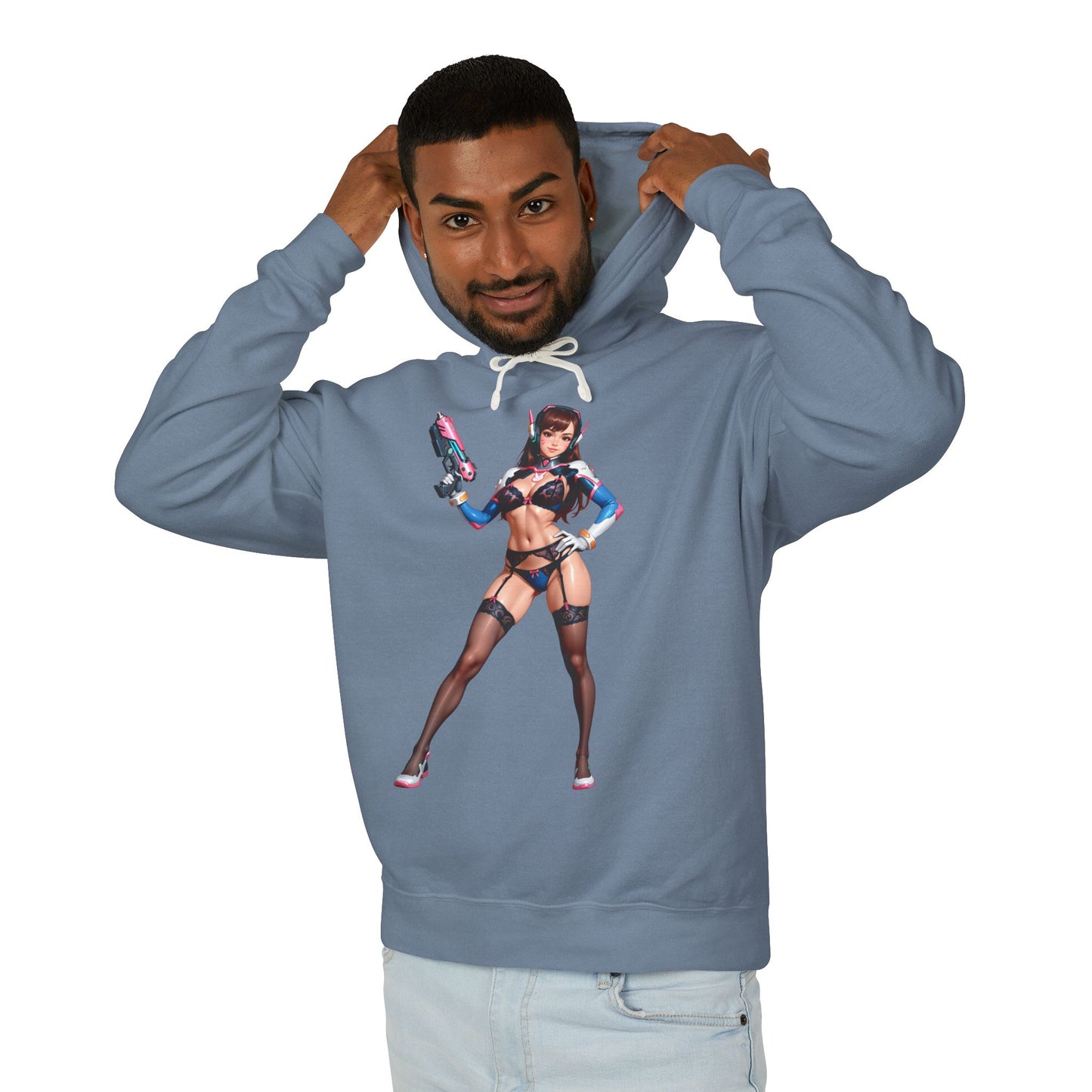 D.Va Hoodie | Overwatch Gamer Hoodie | Anime Mecha Girl Pullover