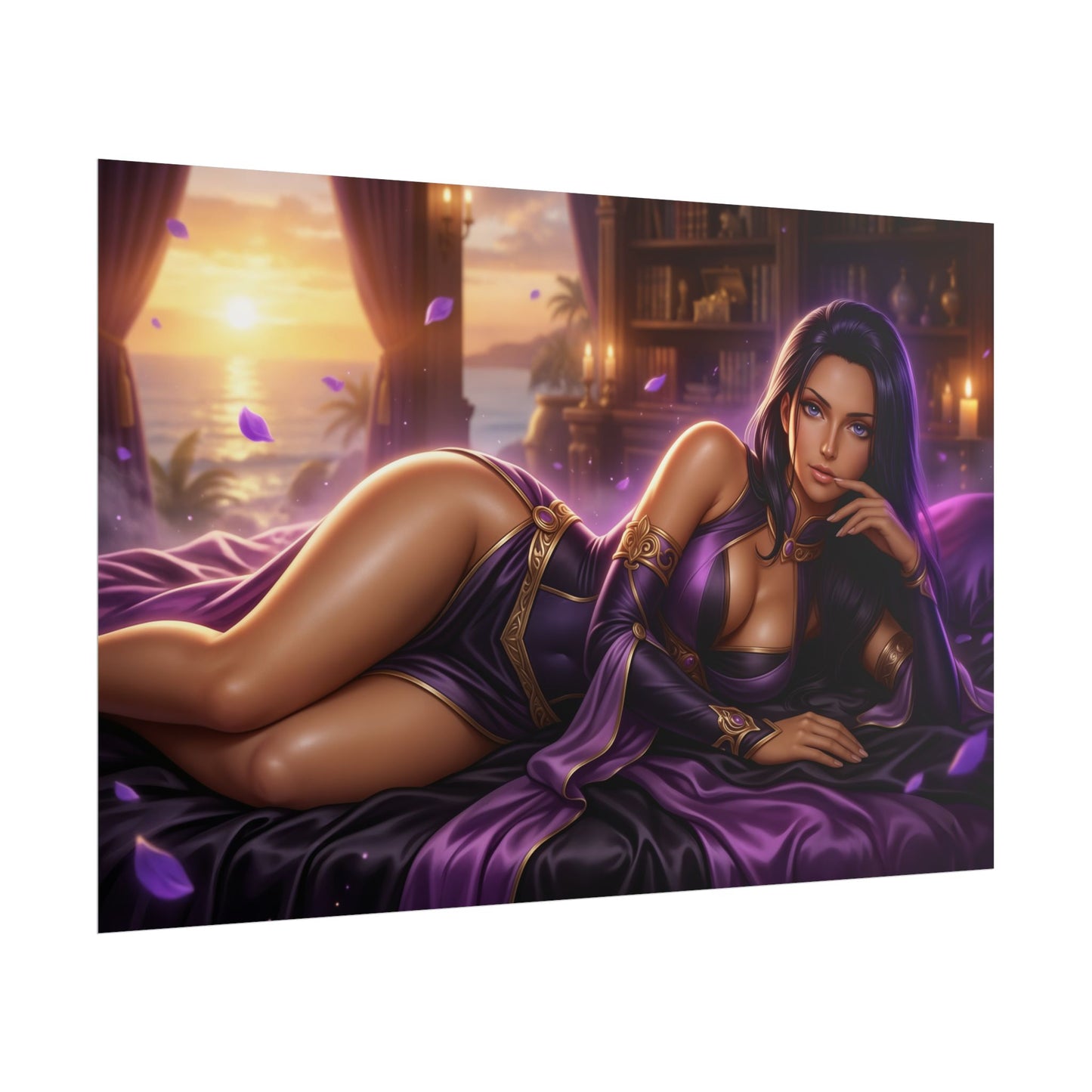 Nico Robin Poster, Anime Wall Art, Fantasy Print, Gamer Decor