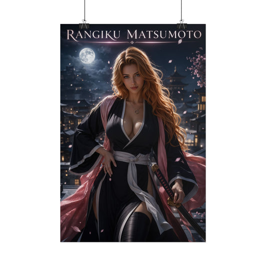 Rangiku Matsumoto Bleach Anime Poster Wall Art Print Decor