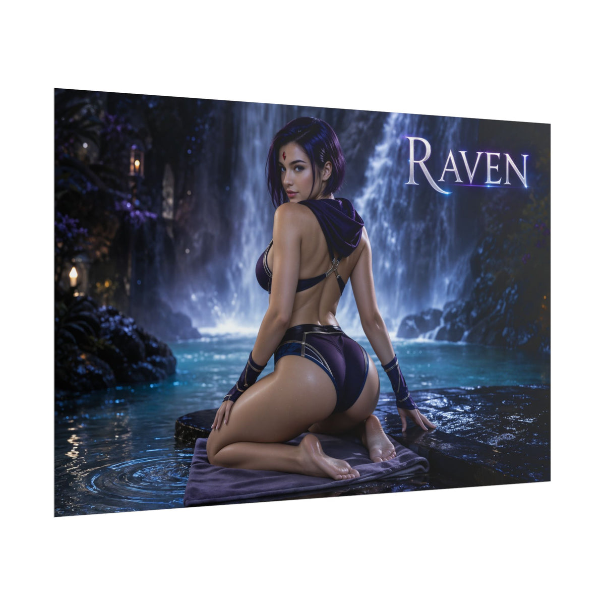 Raven Comic Poster Character Wall Art Collector Room Decor Art Print