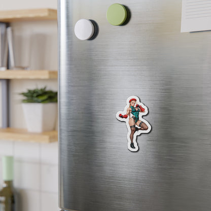Cammy White Magnet – Street Fighter Kühlschrankmagnet, Anime-Kämpferin-Deko