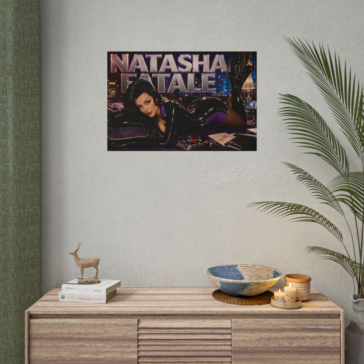 Natasha Fatale The Rocky and Bullwinkle Show Poster Wall Art Character Room Deco
