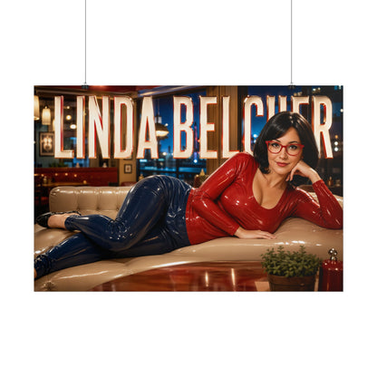 Linda Belcher Bobs Burgers Wall Art Poster Character Decor Collector Gift