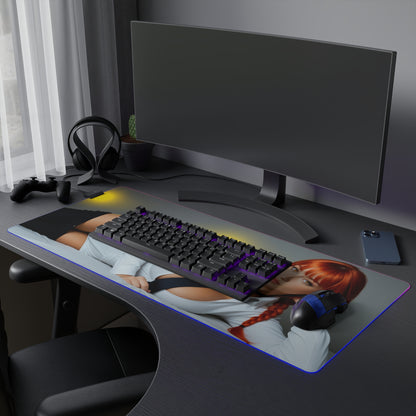 Килимок для столу Makima – світлодіодний RGB-підсвітлювальний килимок, ігровий комплект для дівчат з аніме Waifu